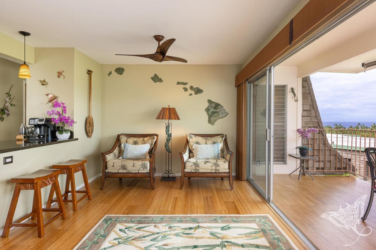 Hale Hahalua - Hale Hahalua - Serenity And Ocean Views In Kona - Now With Upgraded Ac In Bedroom Kailua-Kona Exterior photo